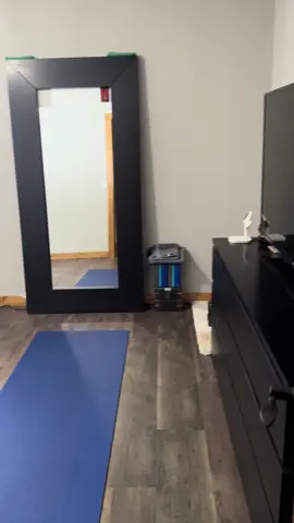 🔥 Meet the newest addition to my home gym—my @Peloton Tread+! 🏃‍♀️💨 This setup is next level! Who else is obsessed with Peloton?