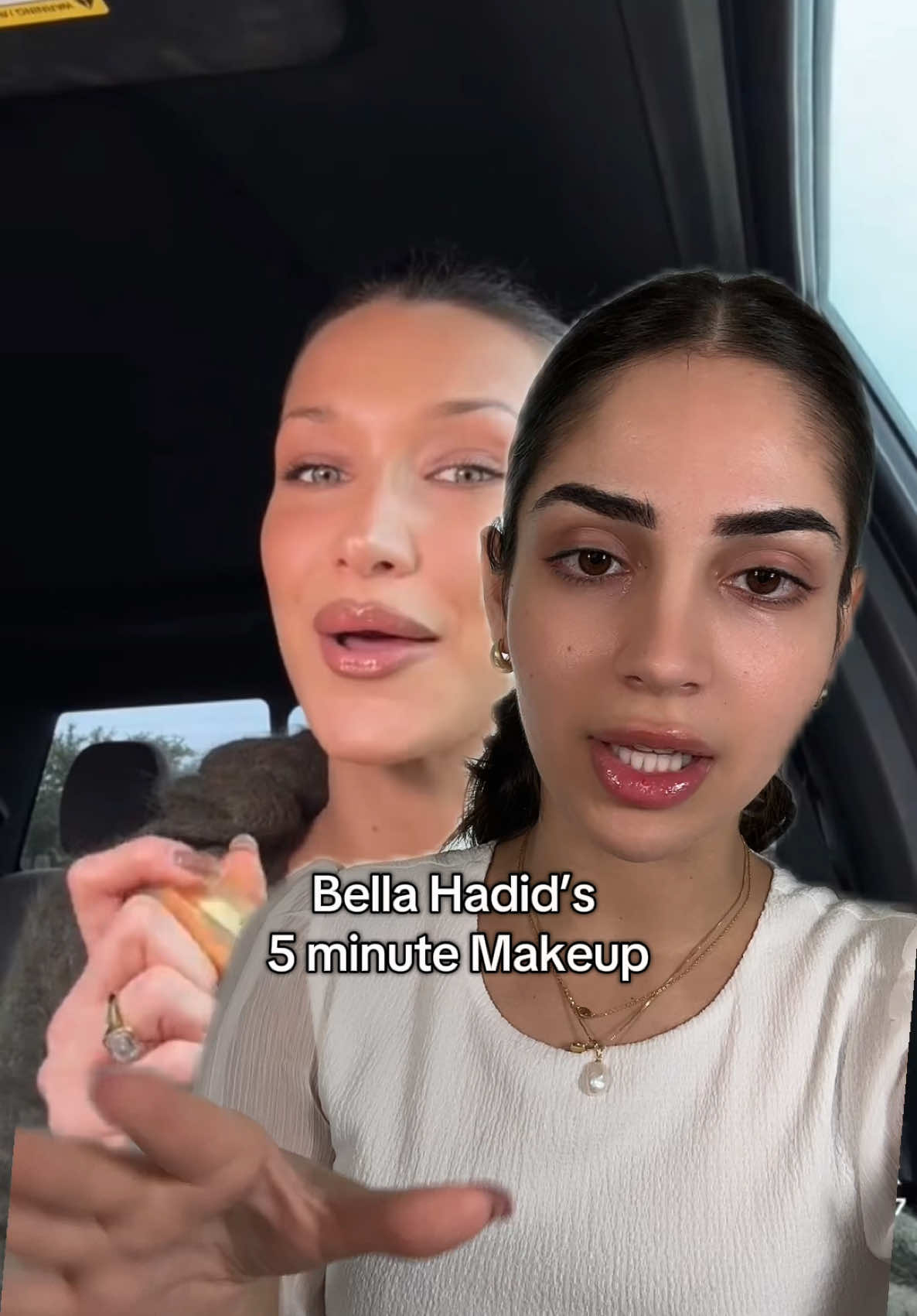 She’s so GORG 😍 @Bella Hadid  @rhode skin @Kosas @Milani Cosmetics @makeupforever @makeupbymario @milkmakeup @Kylie Cosmetics @Laura Mercier @Haus Labs by Lady Gaga @Hourglass Cosmetics @NARS Cosmetics 