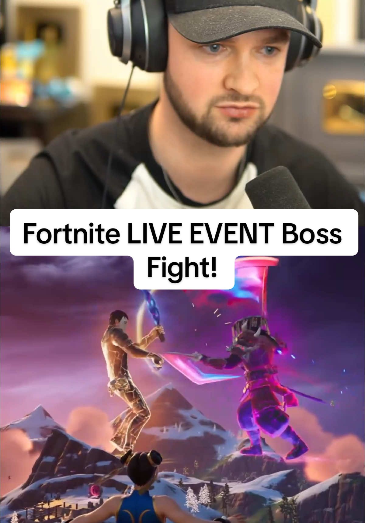 Fortnite’s NEW Live Event Boss Fight! #fortnite #fyp #liveevent #boss 