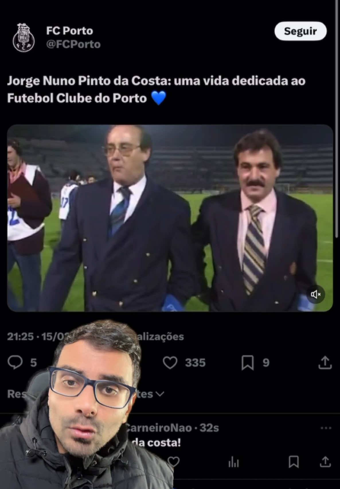 Curto e grosso sobre a morte de Pinto da Costa 😒 #futebol #porto #pintodacosta #rip #fy #fyp 
