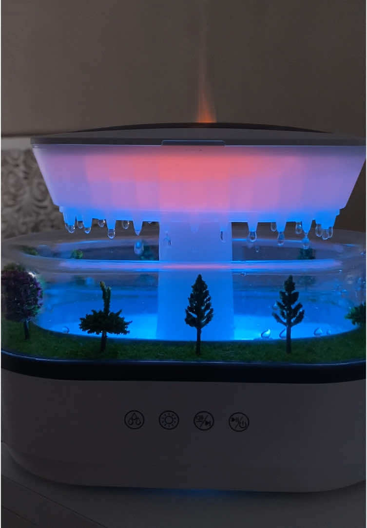 This rain humidifier is perfect to sleep better #humidifier #insomnia #anxiety #relax #rainhumidifiers 