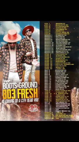 Coming to a city near you!!!#bootsontheground #803fresh #wheredemfansat #viral #foryou #kinggeorge #fyp #linedance #foryoupage #bluesisalrighttour 