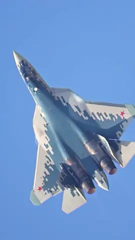 Roaring into the spotlight with its engines blazing, the #SU57 slices through the air with unparalleled grace. Its cutting-edge camouflage merges with the skies, making it not just a jet but a stealthy predator ready to dominate the heavens. #sukhoi #stealth #airforce #fighterjets #aviationlovers #pilotlife . 🎥: @praneethfranklin . #militaryaviation #flyinghigh #pilotview #aviationlife #piloto #foryou #fyp #foryoupage #viralvideos #trending #viraltiktok #originalsong
