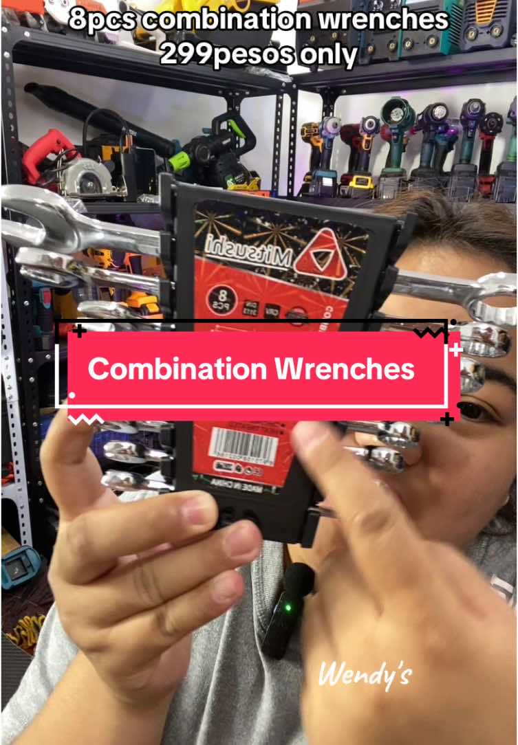 Ang ganda nya! Pwedeng pwede pang display kase ang ganda ng lalagyanan nya. Quality talaga basta mitsushi #combinationwrench #wrench #wrenches 