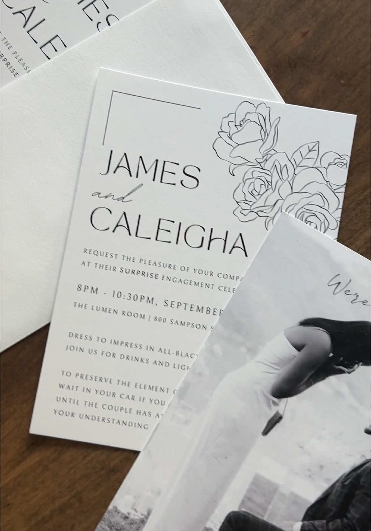 Planning the perfect surprise engagement party wasn’t easy, but it was worth every moment. 🤍 From the proposal in Lake Como to celebrating with the people we love most, this chapter of our story has been filled with joy, surprises, and a whole lot of love. Personalizing this memory in our own way made it even more special.🤍 @Shutterfly Use code JAMESCALEIGHA40 for 40% off your order + free economy shipping on orders $40+ with unlimited redemptions. Live 2/3/25-3/1/25. #ShutterflyPartner #YourWeddingYourWay
