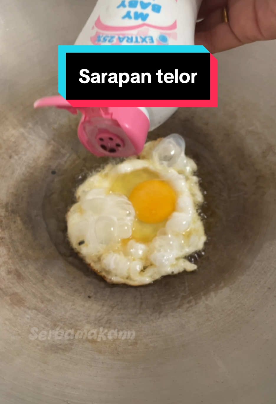 Sarapan telor + kecap #FoodTok 