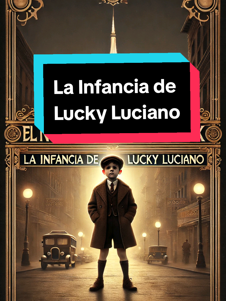 De inmigrante a leyenda: La infancia de Lucky Luciano  En 1906, un niño siciliano llegó a Nueva York sin nada, pero con una mirada llena de ambición. Su destino cambiaría para siempre en las calles del Lower East Side. #LuckyLuciano #Mafia  #newyorkcity 