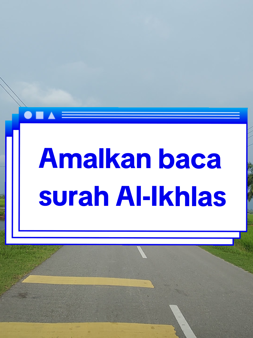 Assalamualaikum. Salam ceria dan salam bahagia semua sahabat yang dikasihi. Jom kita dengar sekejap apa amalan Yang Berbahagia Ustaz Ahmad Rizam. Semoga perkongsian ini bermanfaat. #doa #surahalikhlas #rumahberkat #amalanharian #ustazahmadrizam #videoviral #foryoupage