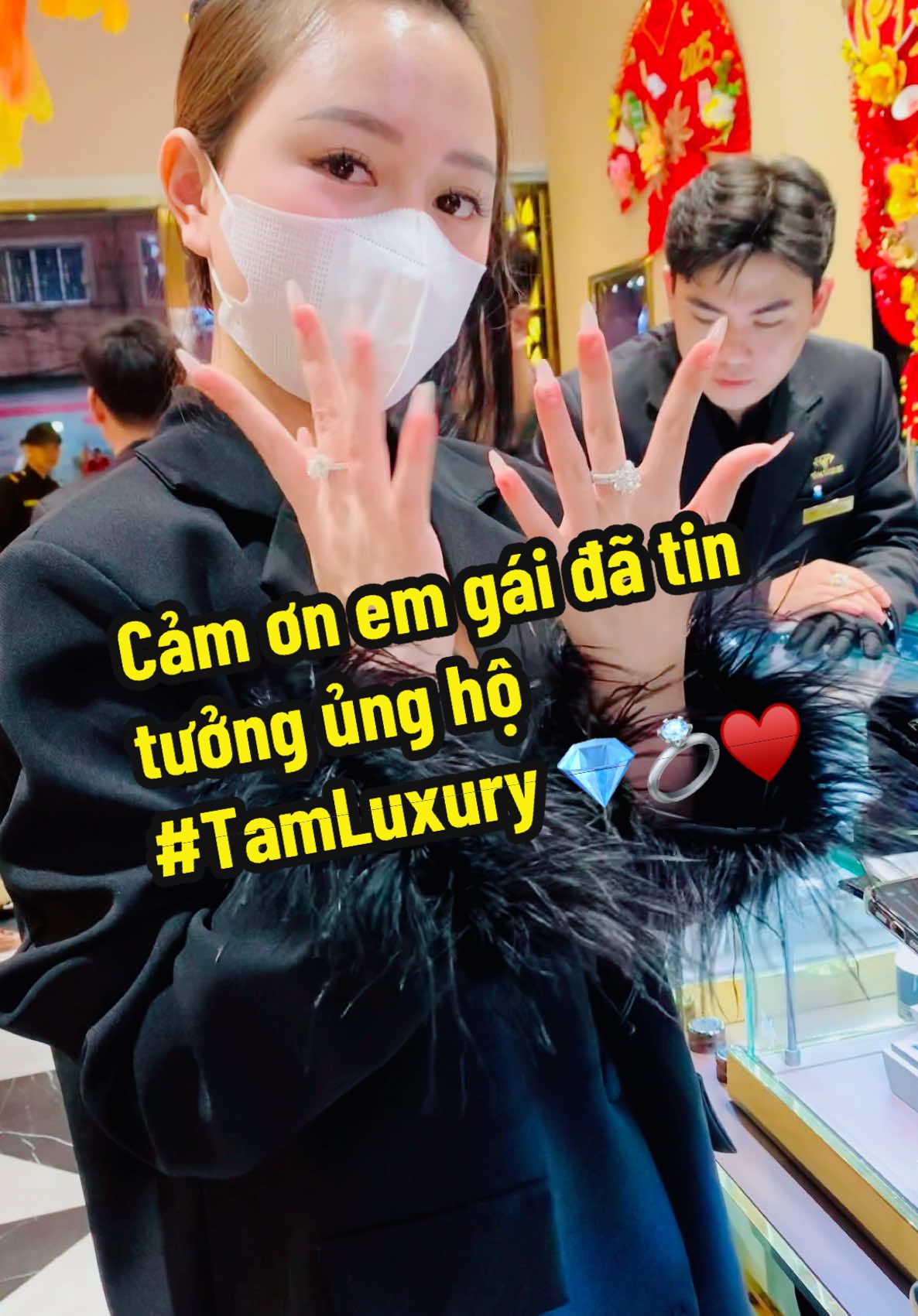 Cảm ơn em gái đã tin tưởng ủng hộ #TamLuxury 💎💍♥️ #TamLuxuryVN #TamLuxuryDiamondJewelry #CongtyTNHHTamLuxury #TamLuxuryHonCaMotChuTam #TamLuxuryChanel #NocnhaTamLuxury #Nhannukimcuong 