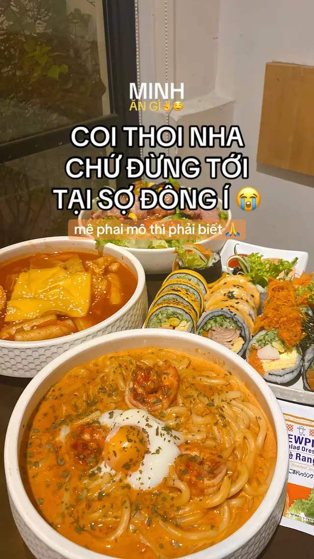 gà kimbap udon phô mai hàn quốc ngay khu bình thạnh luôn nè 😭🫶 #learnontiktok #ancungtiktok #phomai #gaphomai #theb6 #kimbap #binhthanh #fyp 