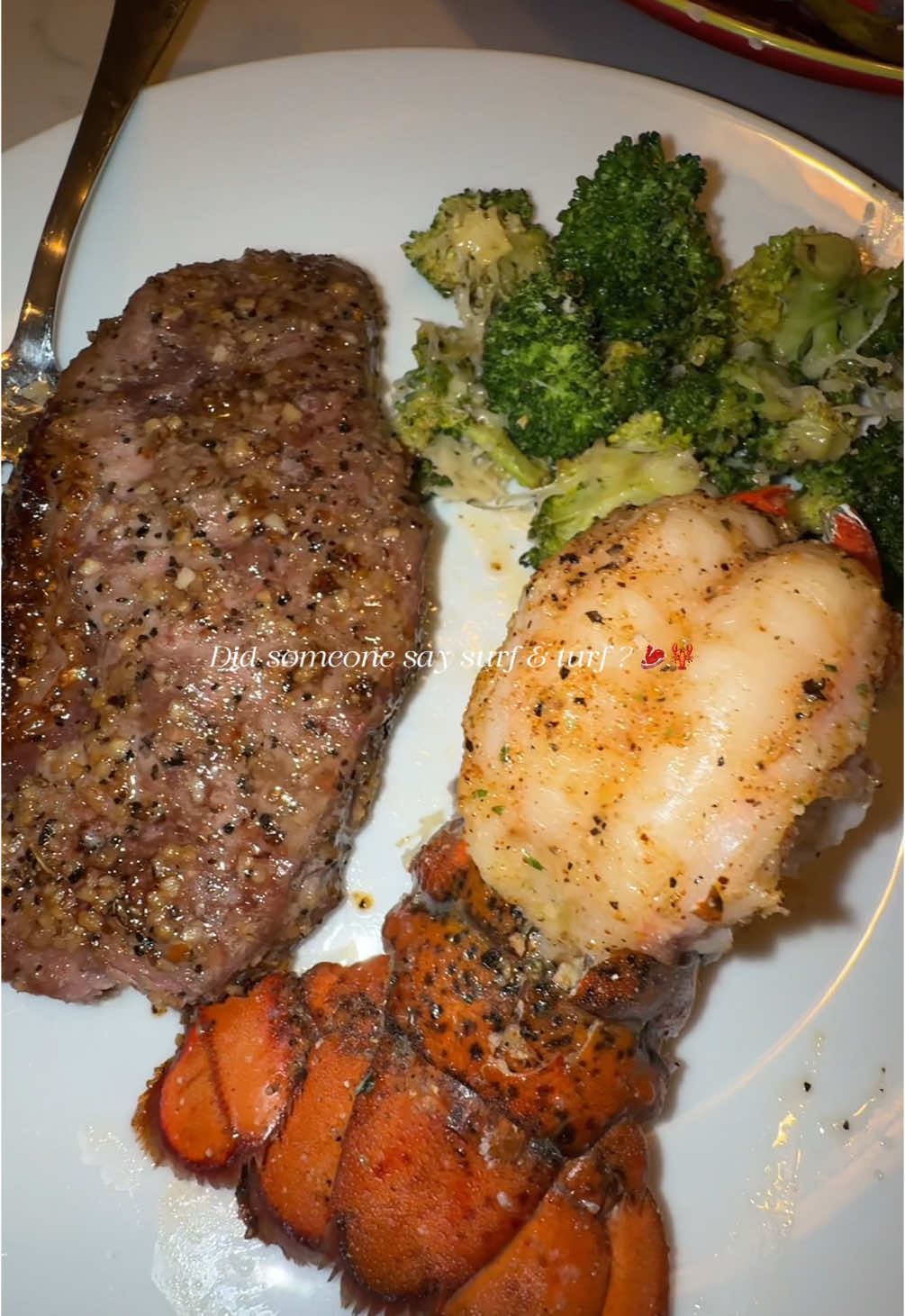 And everything went in the oven so I didn’t have to do too much 🙂‍↔️ My kind of dinner 👌🏽 #DinnerIdeas #dinner #dinnerrecipe #dinnerwithme #surfandturf #cooking #cookwithme #sahm #quickrecipes #momdinner #fypシ #trending 