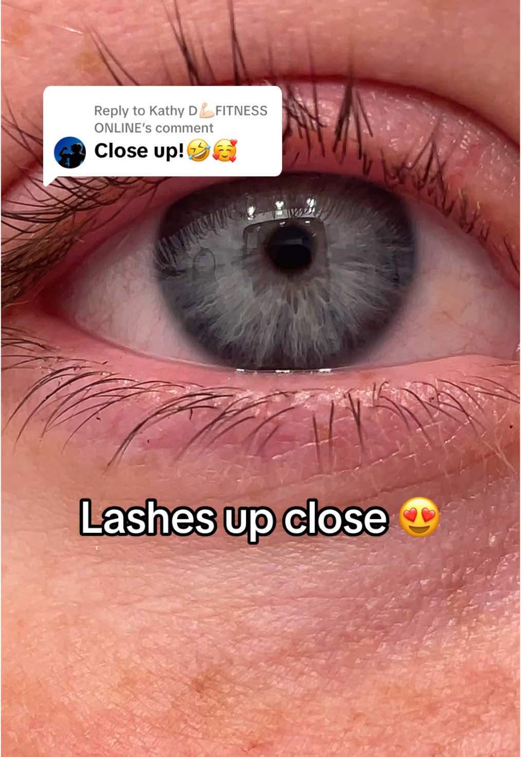 Replying to @Kathy D💪🏻FITNESS ONLINE up close and personal  #nuorganic #neednuo #cosmiclash #lashserum #eyelashserum #lashes 