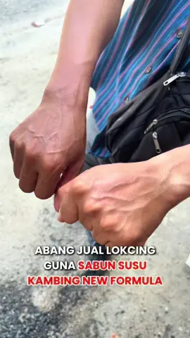 Replying to @eyenuh haritu abang jual lokcing ni mi pernah bg dia pakai doh sabun susu kambing lama, ni mie bagi dia pakai hok baru pulok #sabunsusukambing 