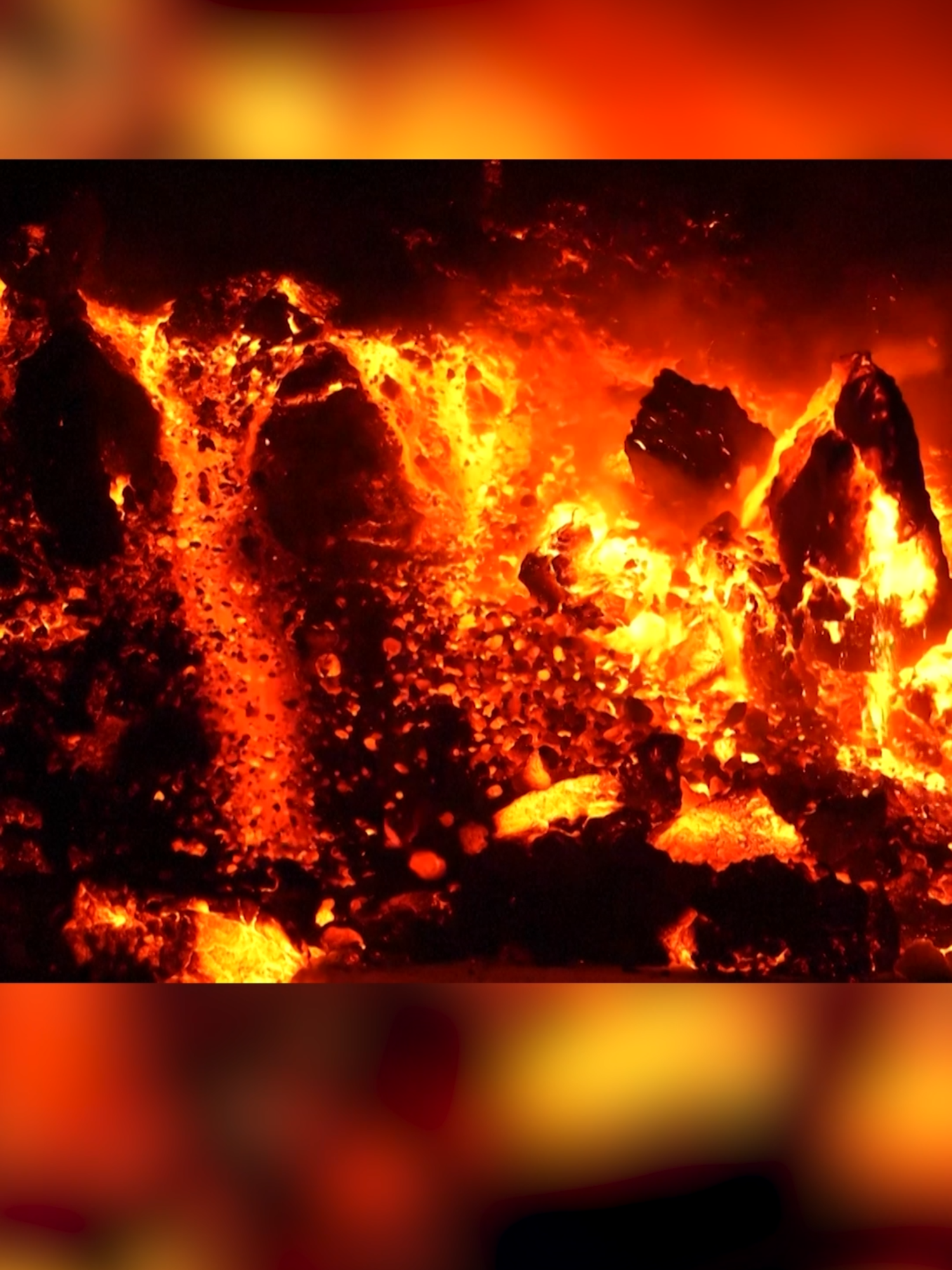 A mesmerizing display of lava was captured Friday cascading from a newly active crater of Italy's Mount Etna, the tallest volcano in Europe. #mountetna #volcano #italy #abcnews