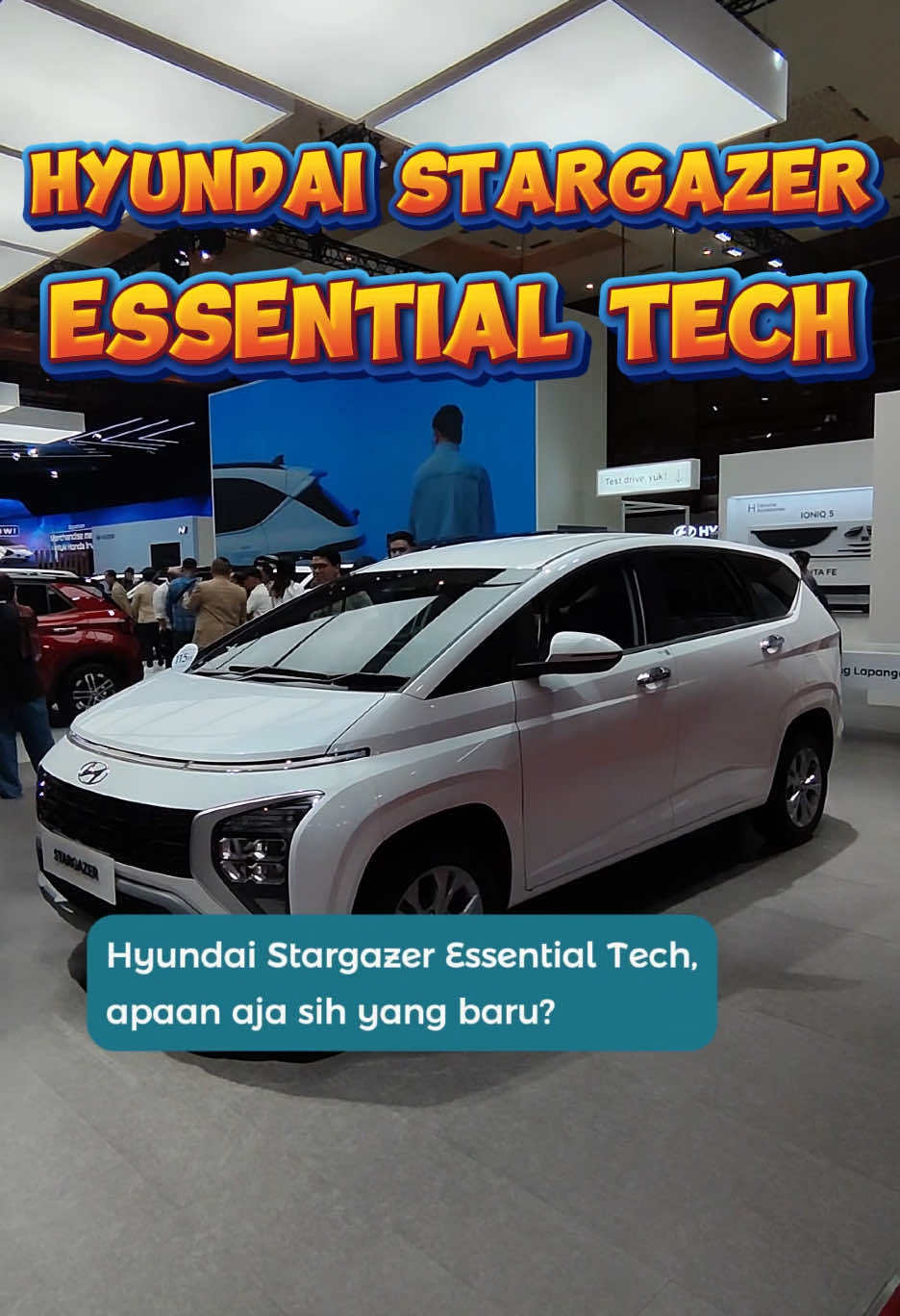 Selain Hyundai Venue, HMID menampilkan Hyundai Stargazer Essential Tech. Berikut review singkatnya #otocom #HMID #hyundaiindonesia #hyundaistargazeressentialtech #iims #iims2025