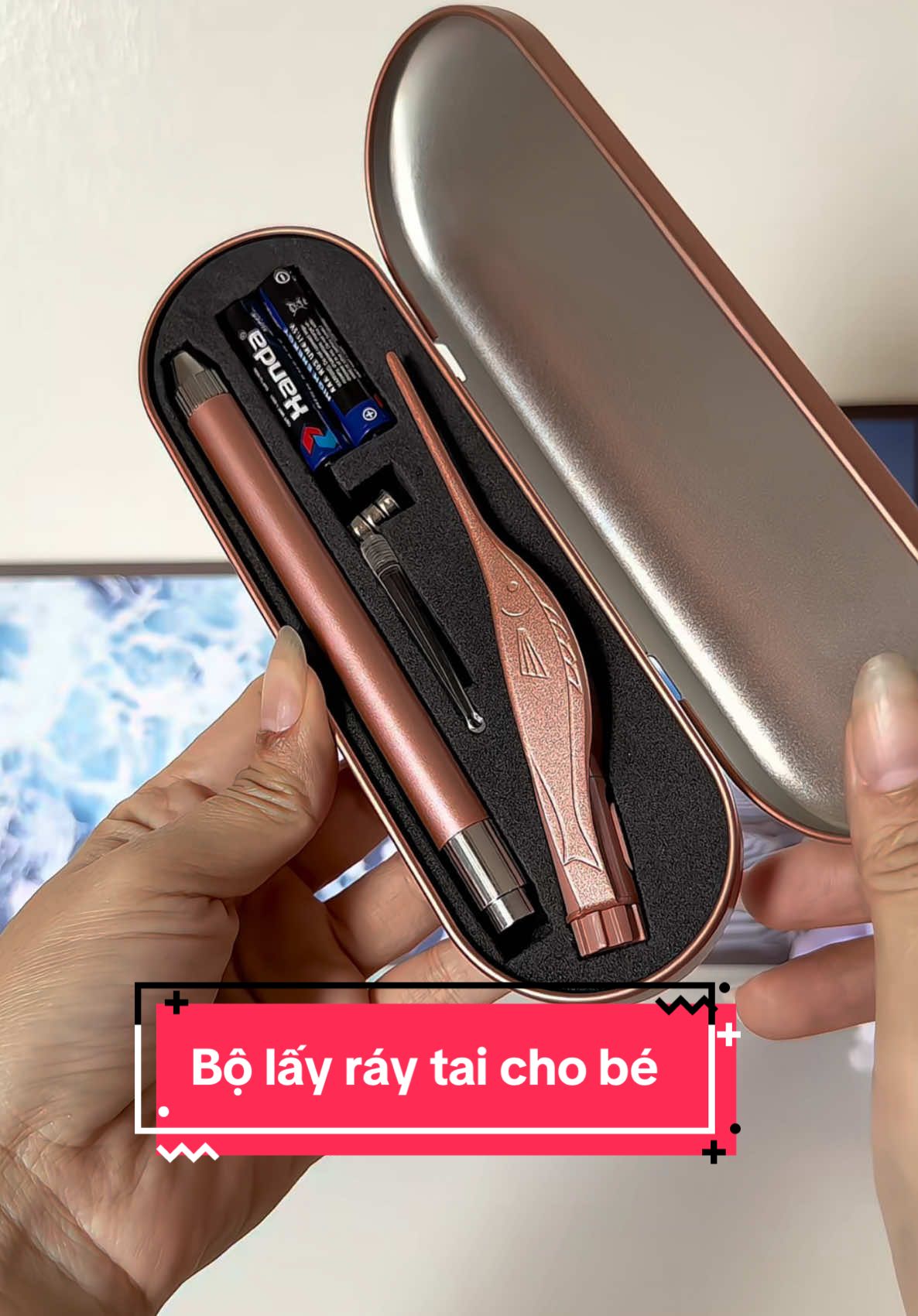 Bộ dụng cụ lấy ráy tai có đèn cho bé #bolayraytaicoden #bolayraytaichobe #dungculayraytaicoden #dungculayraytai #dungculayraytaichotre #xuhướng #tingiadung 