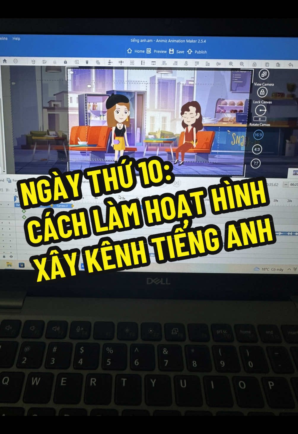 Trả lời @Taiyang ở Đài Loan CÁCH LÀM HOẠT HÌNH 2D XÂY KÊNH TIẾNG ANH #phattrienbanthan #100ngaykhoinghiep #editvideo #hoathinh2d #annimation 