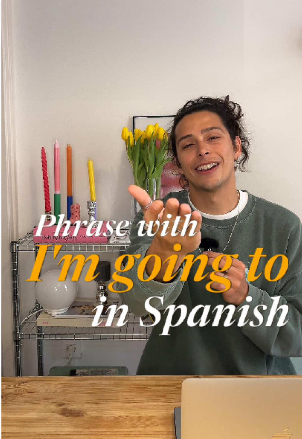 Learn Spanish fast✨🕺🏼 Repeat this exercise with other key phrases like “Debería = I should” or “Necesito = I need to” 👨🏽‍🏫  #spanishteacher #learnspanish #spanishgrammar #teacher #newyork #usa🇺🇸 