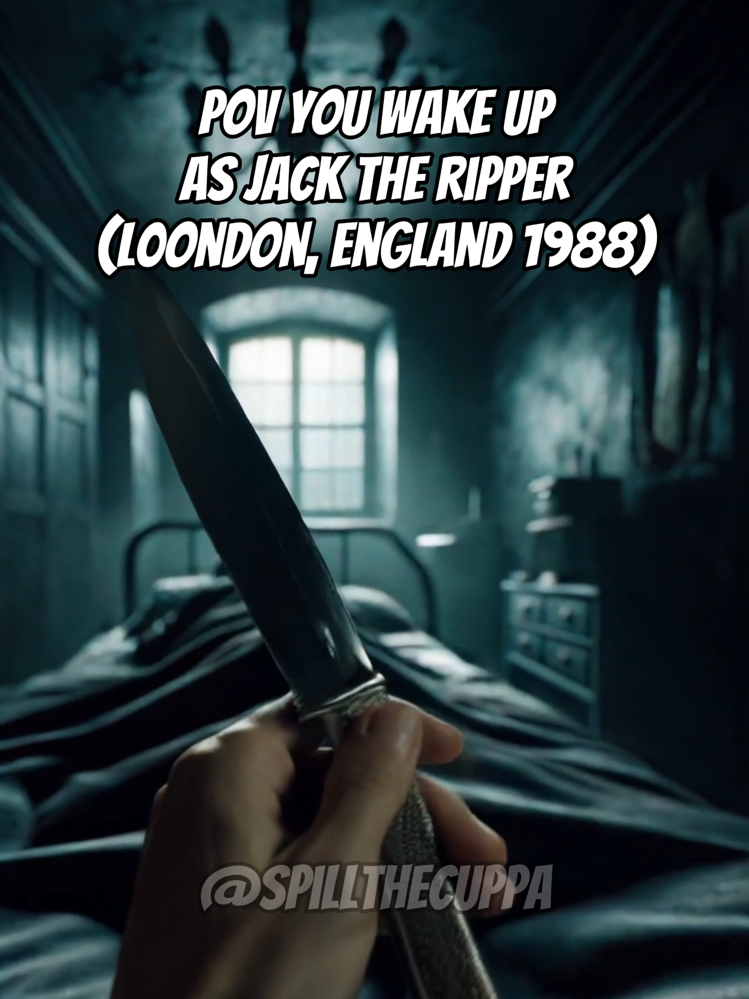 POV you wake up as jack the ripper (london, england 1988) #ai #history #pov #povyouwakeupin #fyp #unitedkingdom #london #england #jacktheripper #1988 #LearnItOnTikTok #education