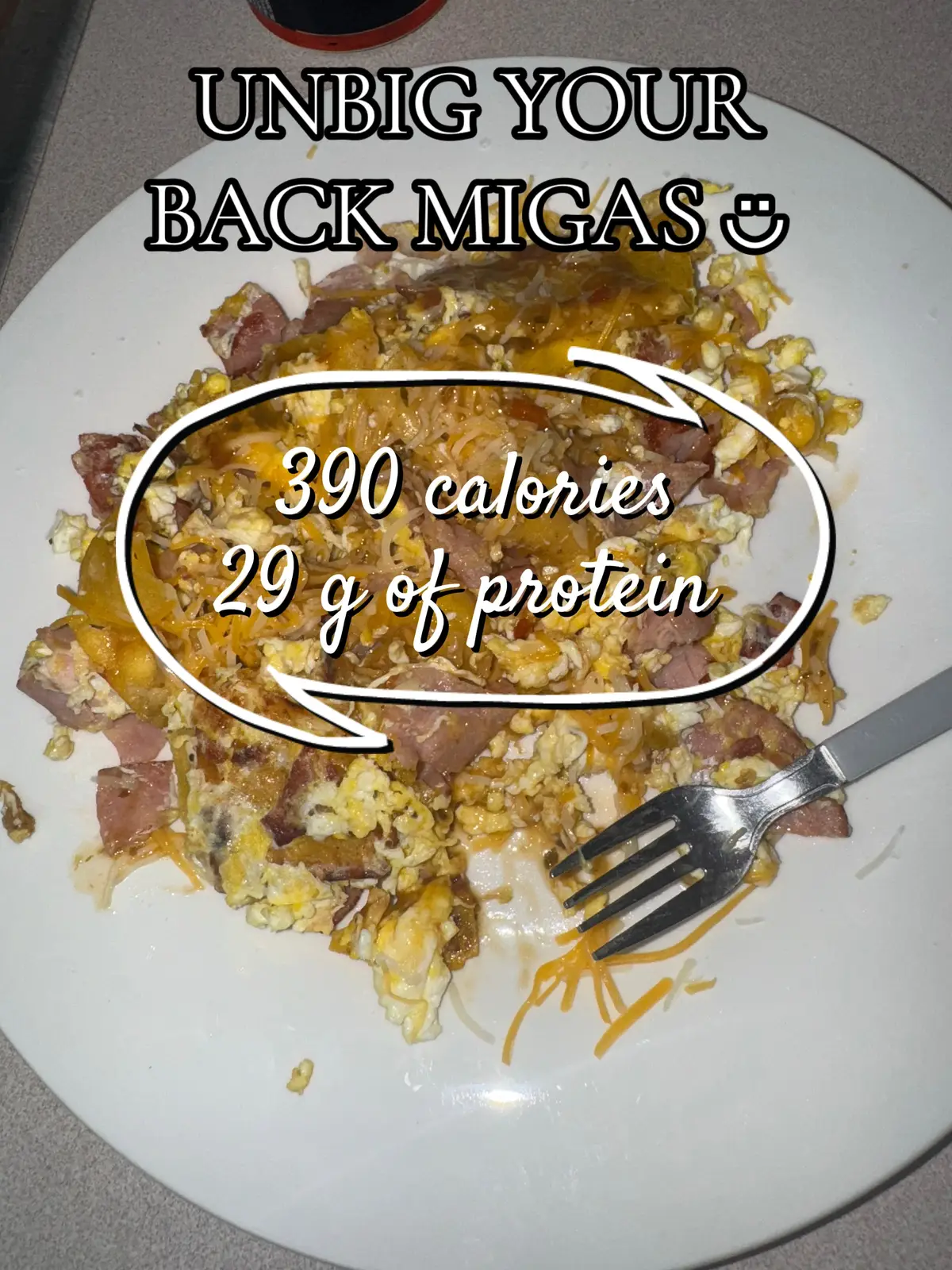 migas used to always be my favorite but bc of the oil and tortillas they didn’t fit into my calorie deficit. this morning i decided to just try them with cooking oil spray and low calorie tortillas & baby they were fire! im gonna add veggies next!!!! #Recipe #viralrecipe #recipesoftiktok #fypシ #fyp #fypシ゚viral #healthysnackideas #weightloss #weightlossmotivation #macrofriendly #lowcalorie #lowcal 