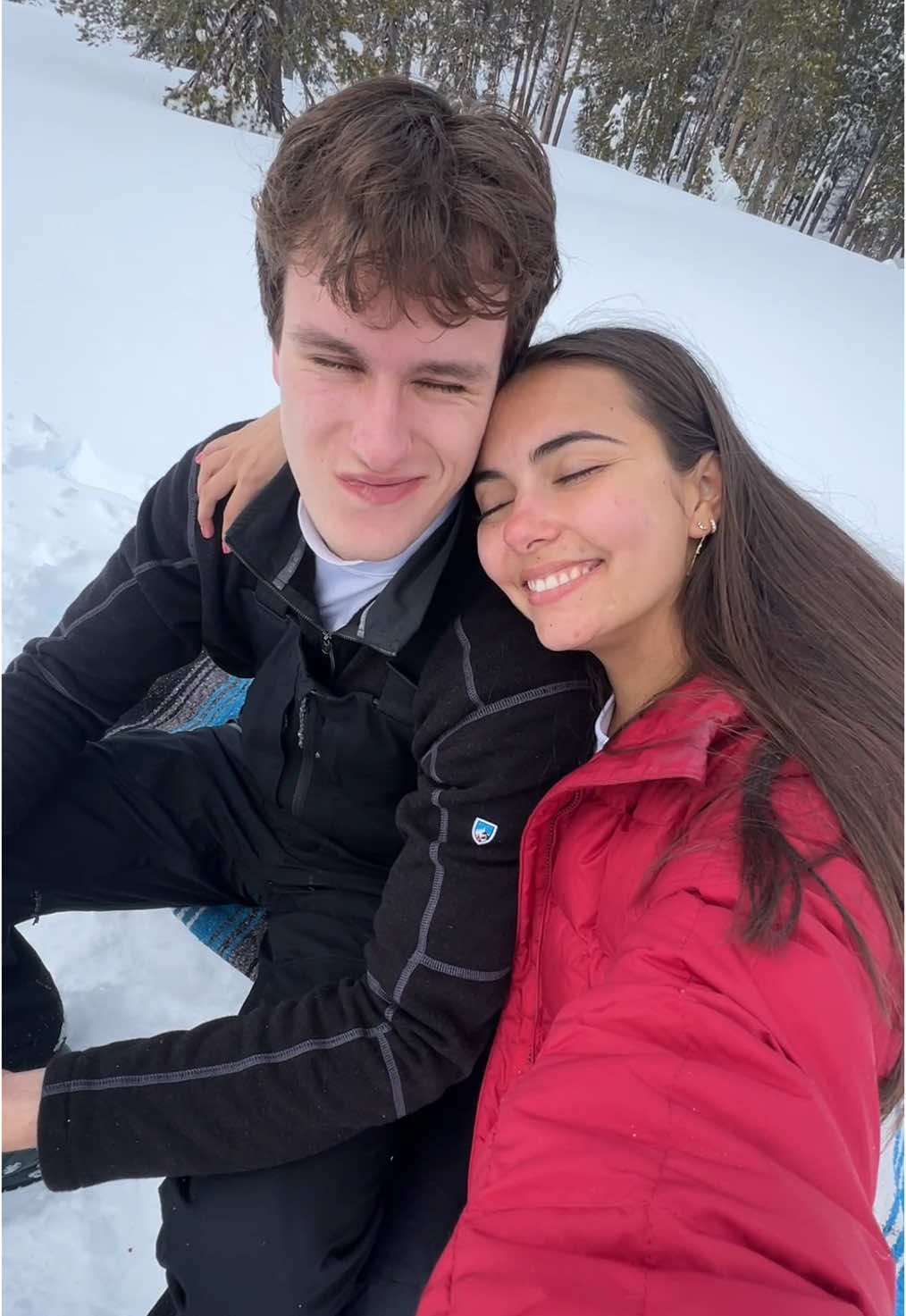 perfect day #snow #snowdate #skiing #date 🤍⛷️