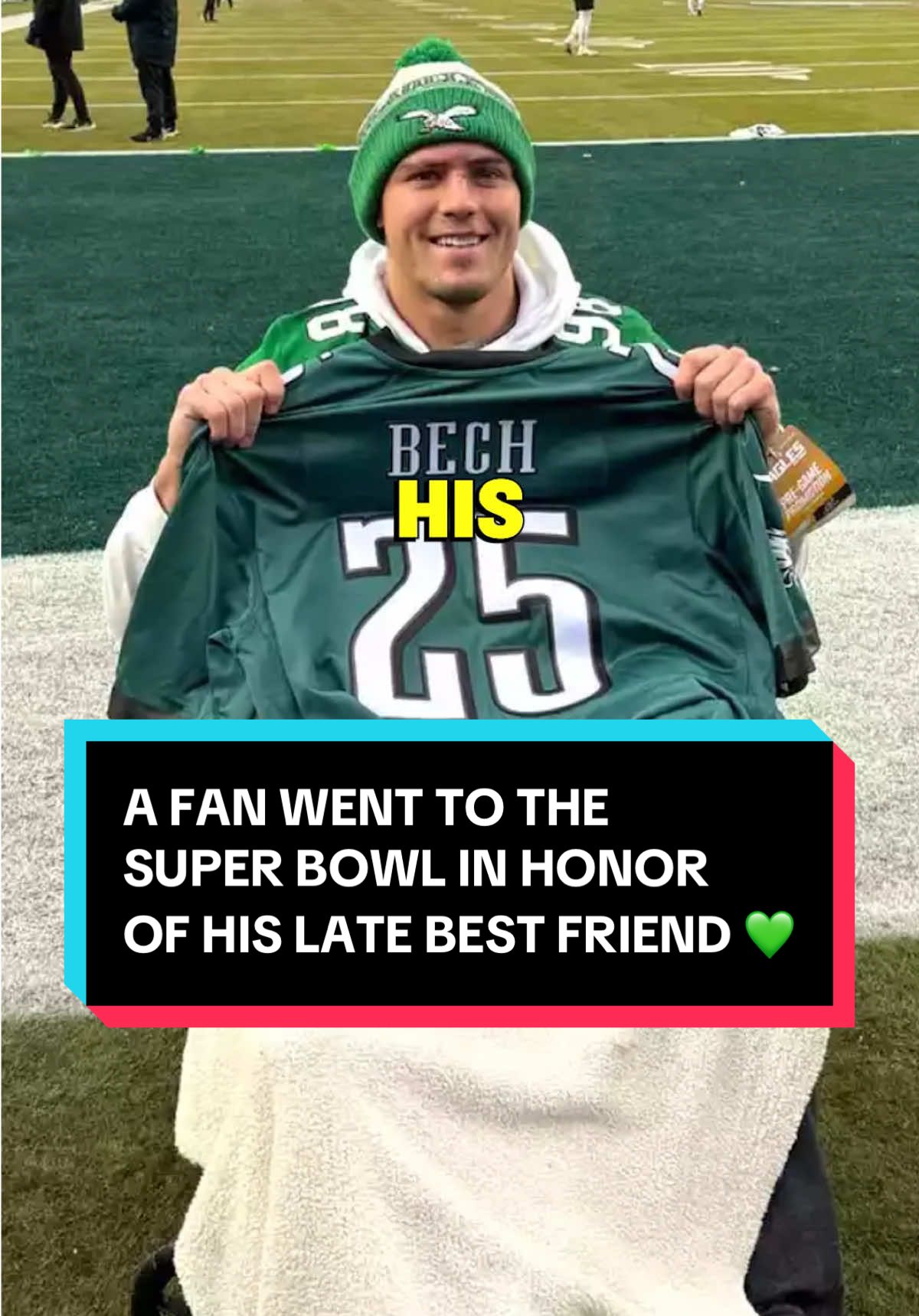 Ryan Quigley and the Eagles will never let Tiger Bech be forgotten 🙏 @Casey Rieger  #fyp #explore #philadelphiaeagles #nfl #nflfootball #footballtiktok #flyeaglesfly #gobirds 