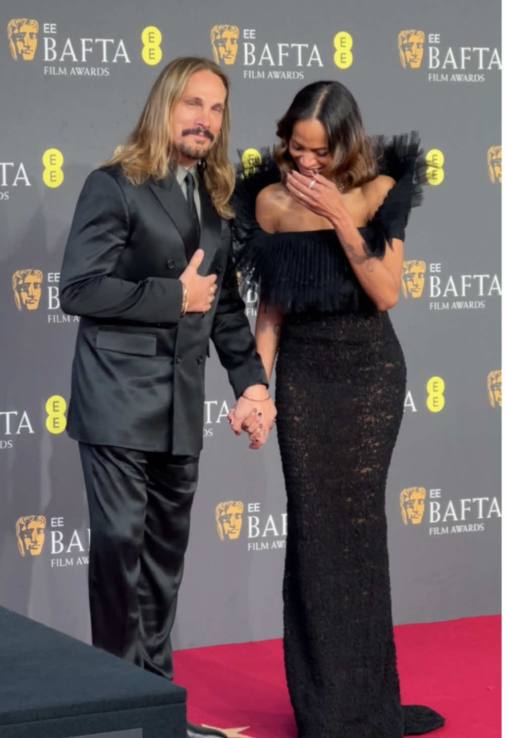#zoesaldana #marcoperego #onregardequoi #filmtok #baftaawards 