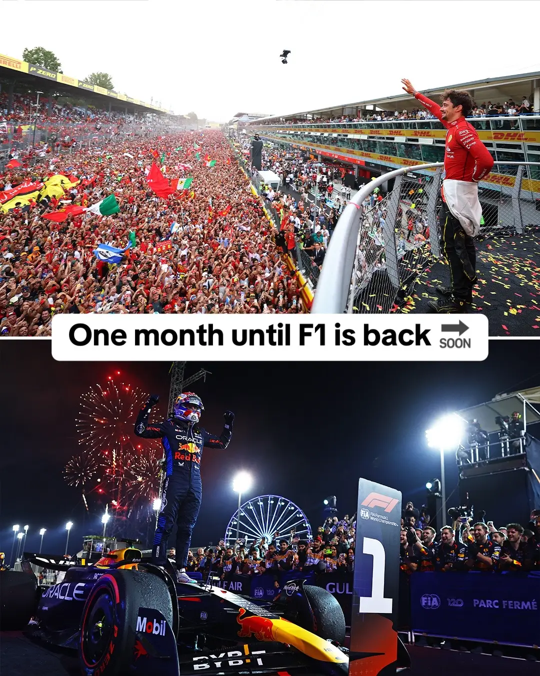 Ready for more moments like this 🙌 #f1 #formula1 #maxverstappen #charlesleclerc #lewishamilton 