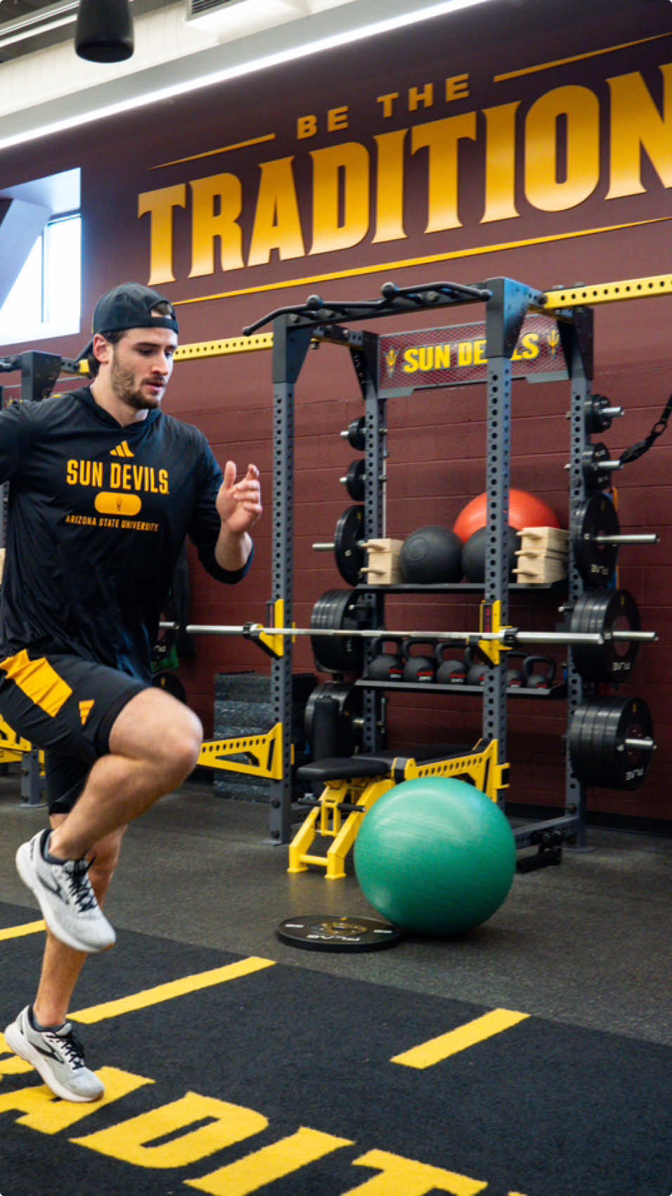 Training takes no breaks.  Shoutout to the ASU crew for having me back in for a few days! #ForksUp  @Sun Devil Hockey 