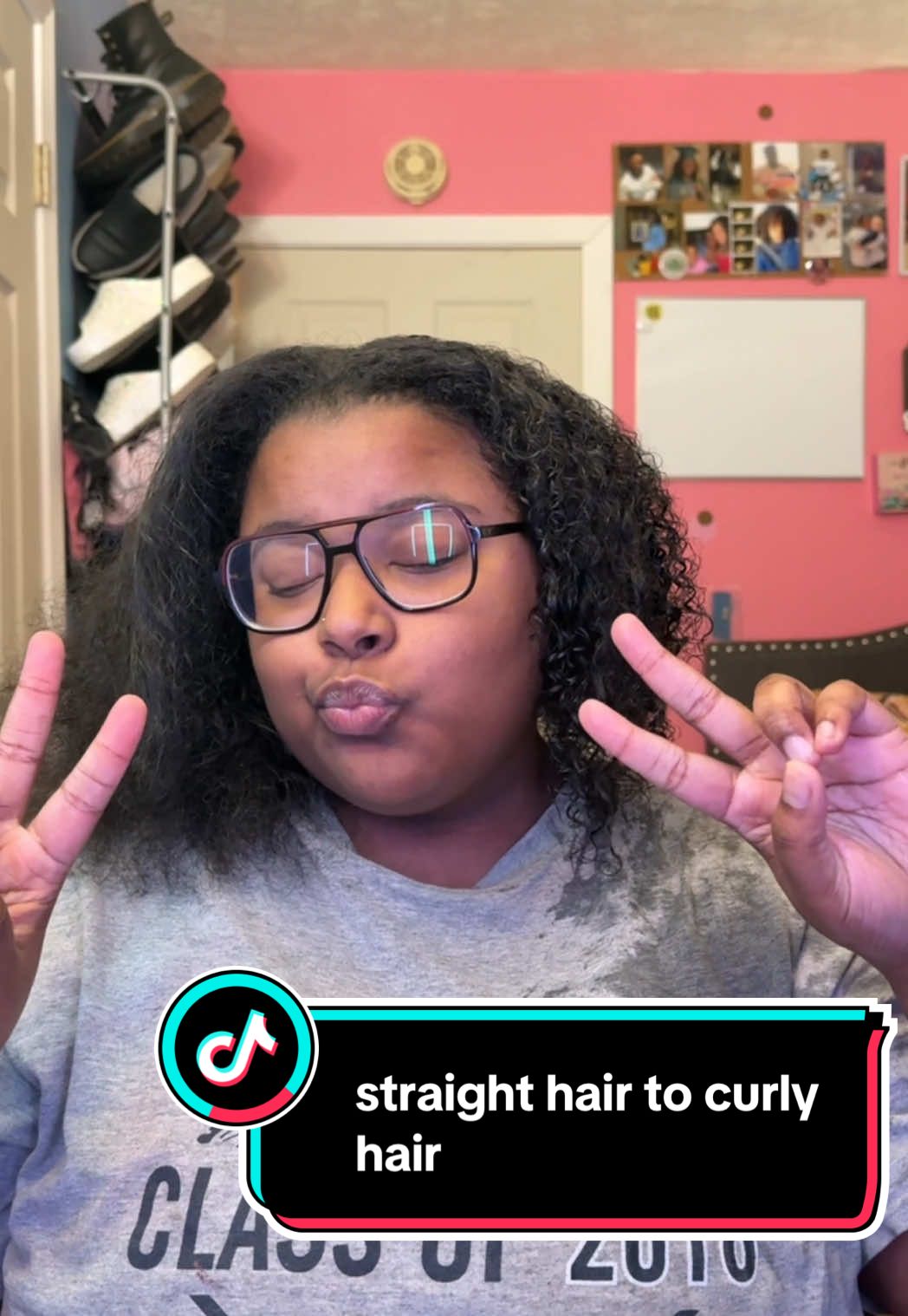 literally holding my breath converting my hair from not so straight hair to curly hair 😅 #curlyhairroutine #curlyhairtutorial #curlyhaircare #blackgirlhair 