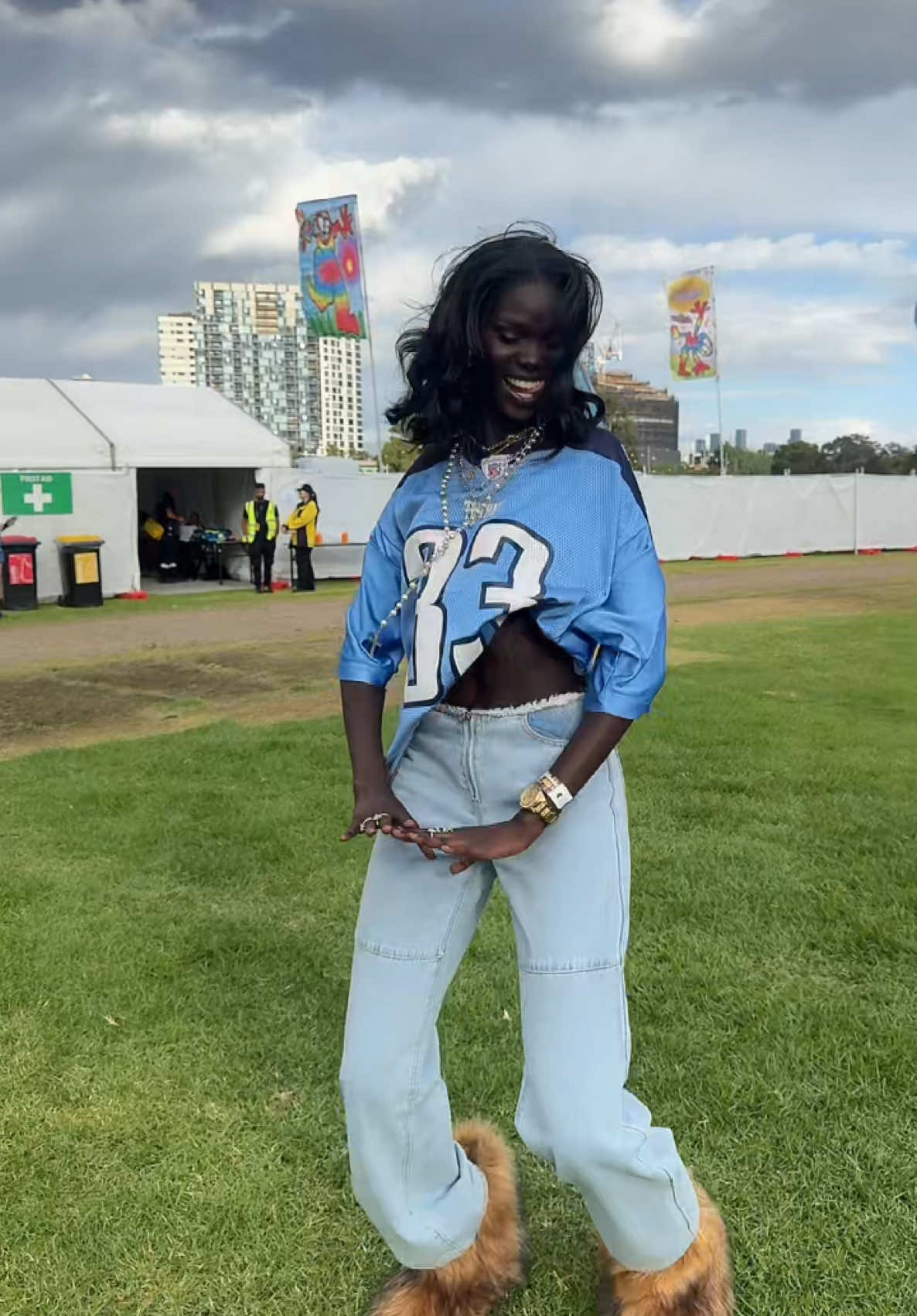 Loving this dance 💙 @Laneway Festival | DC: @clinton. | #fypシ゚ #dance #viral #australia #festival 