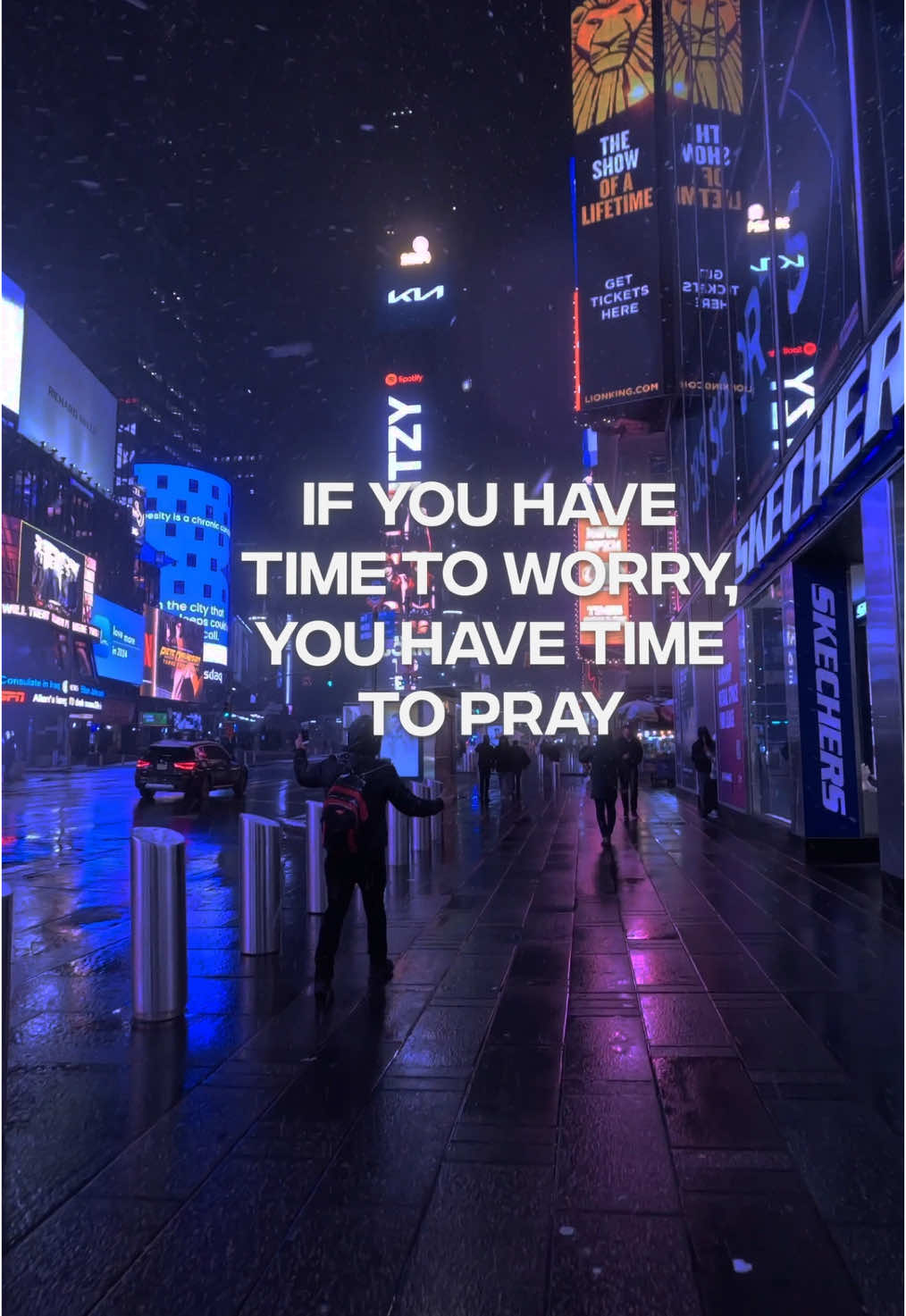 Spend your time praying rather than worrying. The God of the universe is on your side. Video Credits: @ThinkAbtIt  • • • • • #fyp #god #jesus 