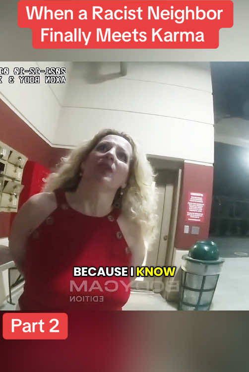 When a Racist Neighbor Finally Meets Karma #cops #copsoftiktok #bodycam #police #policeofficer 
