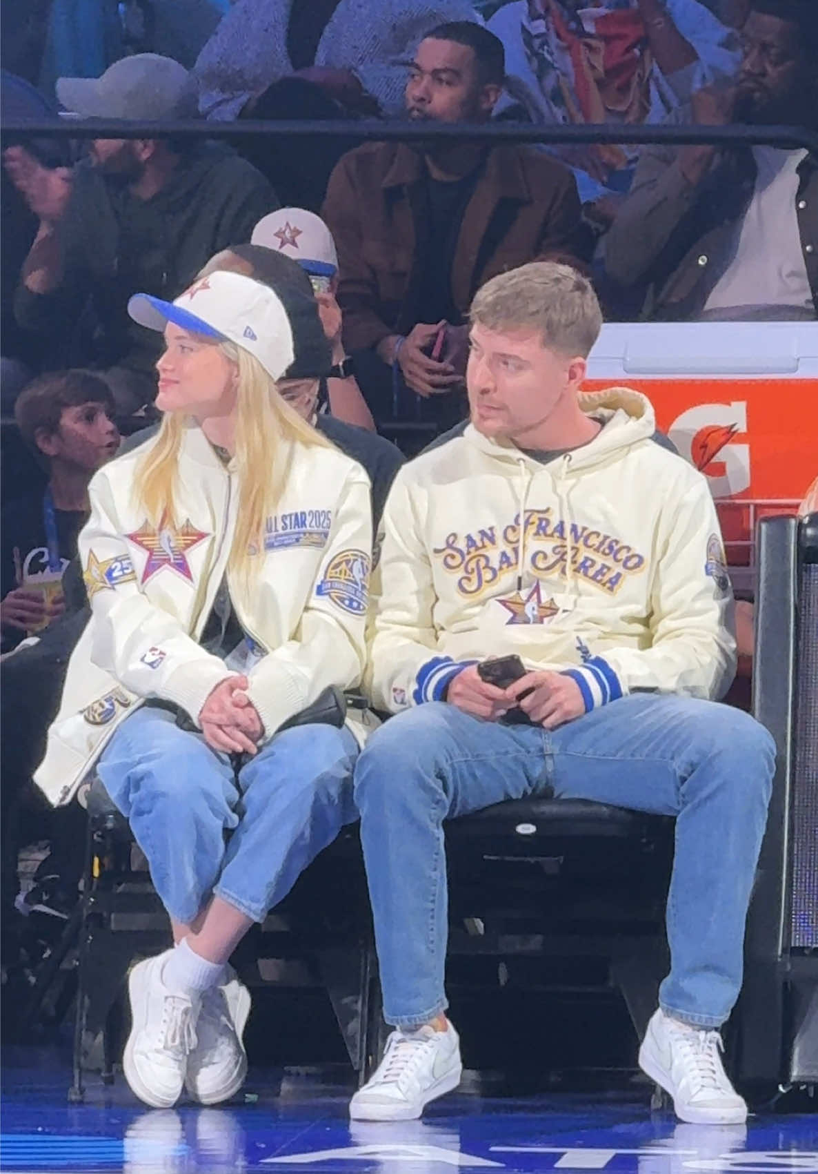 #mrbeast #nbaallstar #allstar #allstargame #sportstiktok #basketball #youtubers 