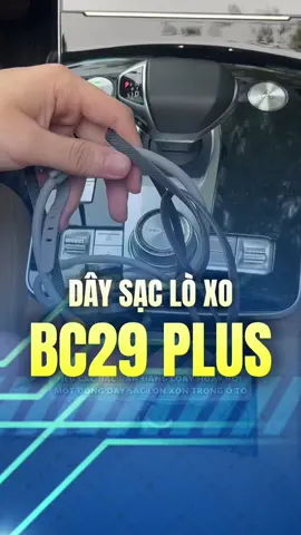 Dây sạc lò xo siêu đa năng dành cho các bác có xe hơi #bonnetech #saciphone #sacnhanh 