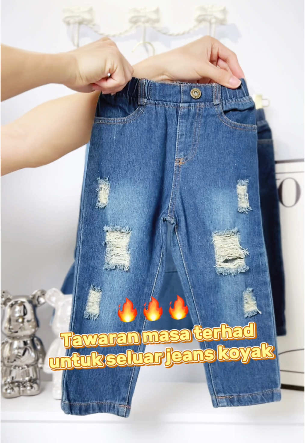 Seluar jeans kanak-kanak yang murah dan mampu milik, promosi masa terhad🤩🤩🤩🤩😎😎😎😎#bajubaby #MomsofTikTok #babymama #babylove #bajumurah #bajubudakperempuan #ramadhan #fyp 