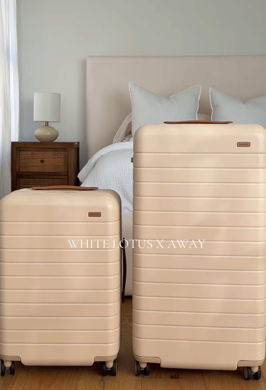 Was in need of new luggage when I saw an instagram ad for the new White Lotus x Away collection and was immediately sold by this color way 😍 loveee the rafia texture!🌴 I ended up purchasing the bigger carryon and the trunk! I’m not sure how long this collection will be out, but will link it on my LTK! 💗 #whitelotusseason3 #whitelotusxaway #awayxwhitelotus #awayluggage @away #awaysuitcase #luggageset 