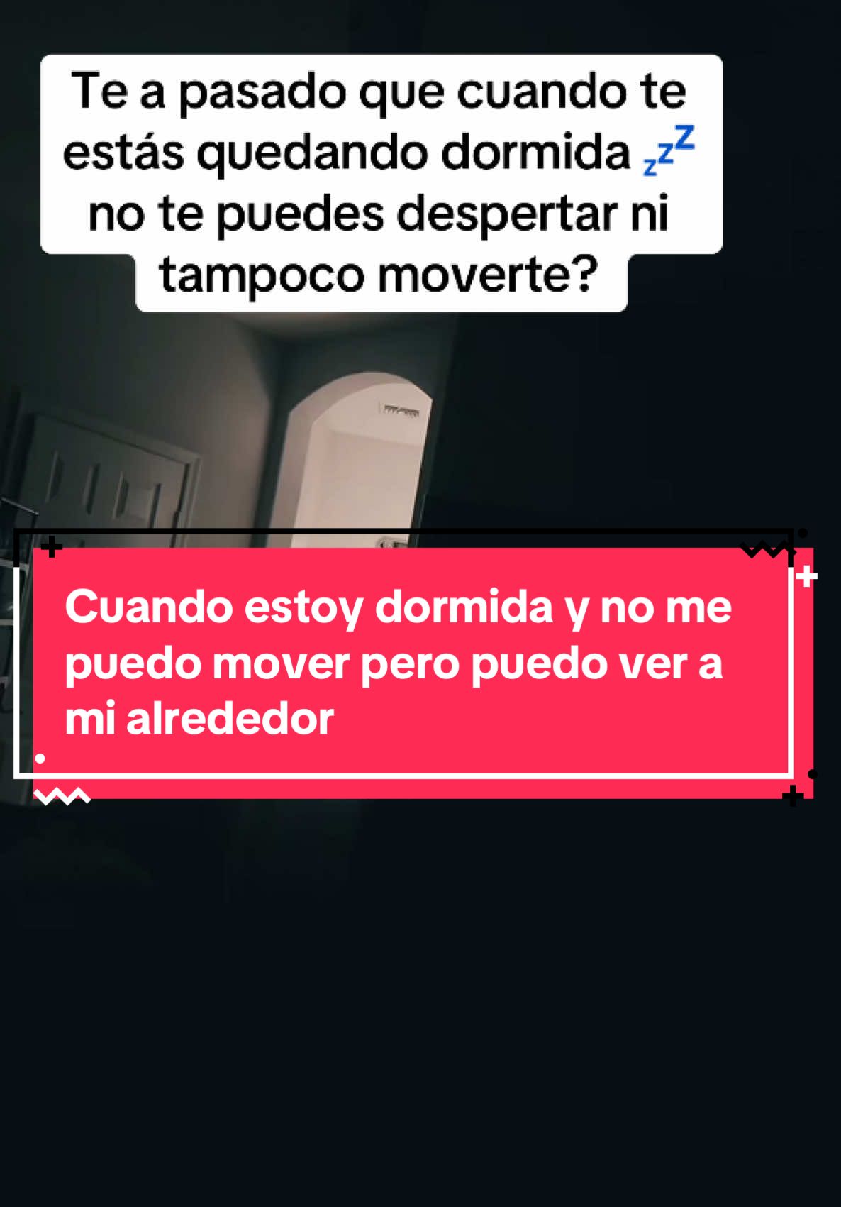 Estás dormida y no te puedes mover #paralisisdelsueño #cuandosetesubeelmuerto #nomepuedodespertar #paranormal #puedovermemientrasduermo #quierodedpertarynopuedo #medamiedodormir #hispanos #latinos #california #arizona #texas #terror #miedo 