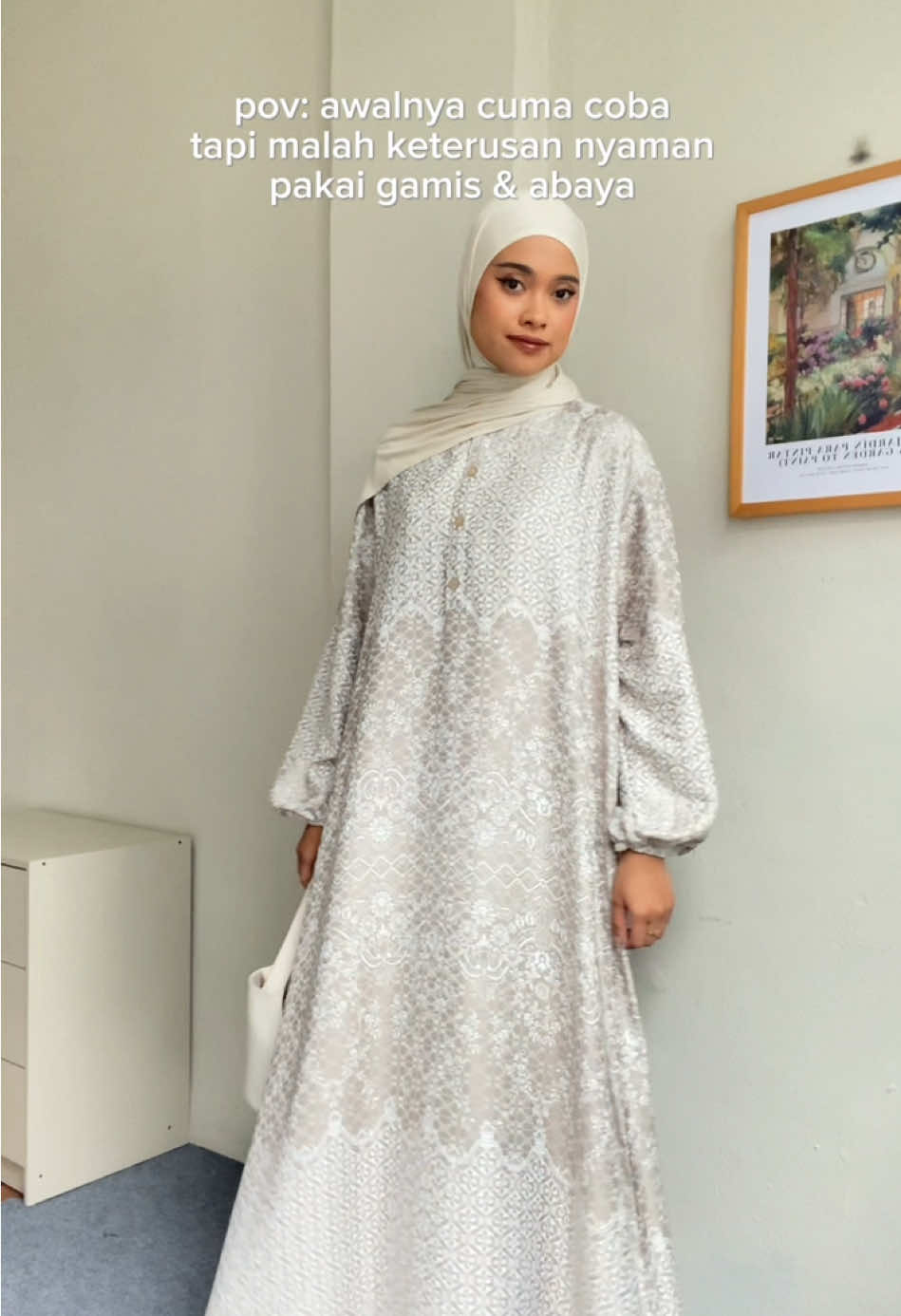 adem banget liatnya🍃 #outfitlebaran #eidmubarak #Raya2025 #outfitideas #ootdhijab #lebaran2025 #bajulebaran #dresslebaran #ootdgamis 