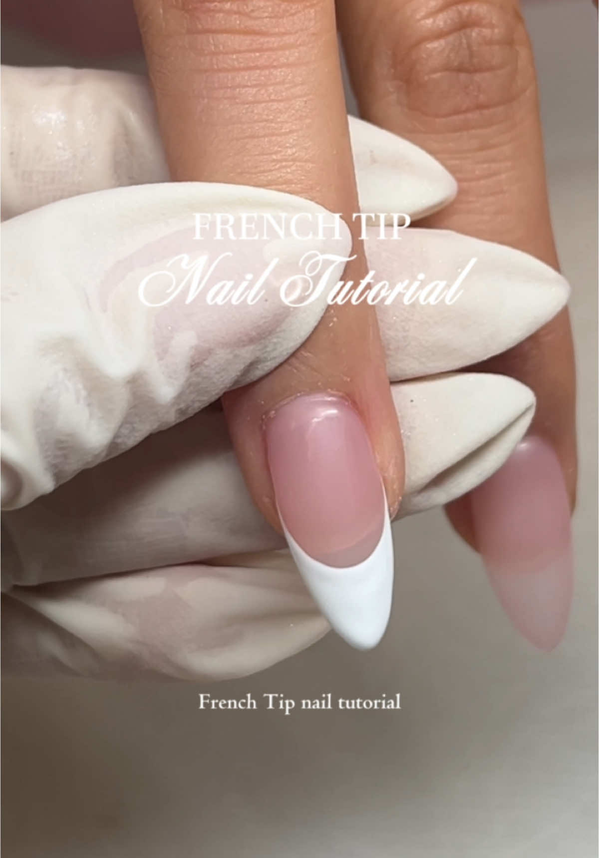 This is how I get even French tip nails🤍✨ #frenchtipnails #nailtutorial #nailsoftiktok 