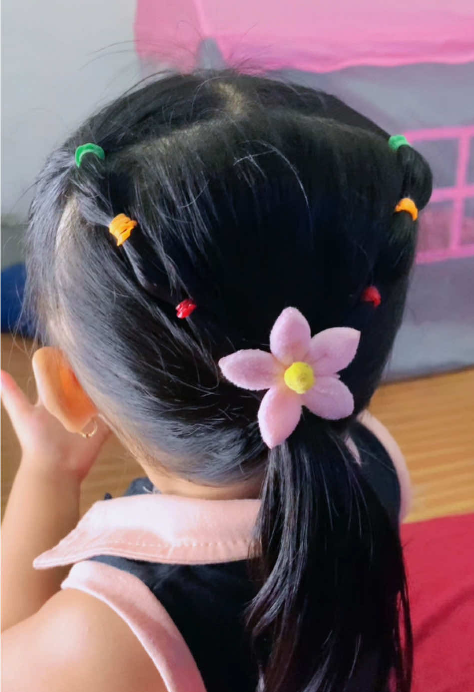 Ikat rambut ala Bila✨ #hairstyle #babyhairstyle #baby 