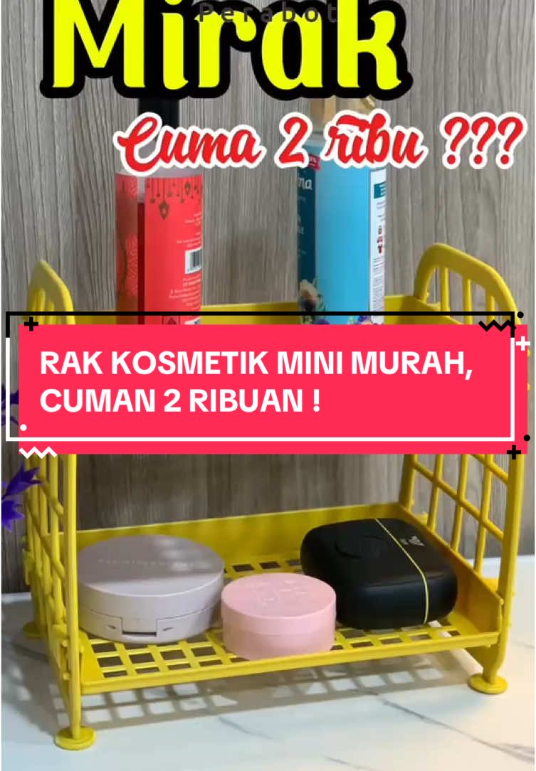 Simpel, praktis, dan hemat! Rak kosmetik mini, solusinya. 😉😎  #mallperabot #joinlive #WIBGAJIAN #wibgajiansale #perabotanrumahtangga #perabotandapur #rakkosmetikmurah #diskontiktokshop #4u #fypage 