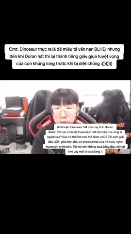 M mới quá đáng í Thước, đồ không biết gì về karaoke :)))))) #T1 #Doran #choihyeonjun #Ruler 