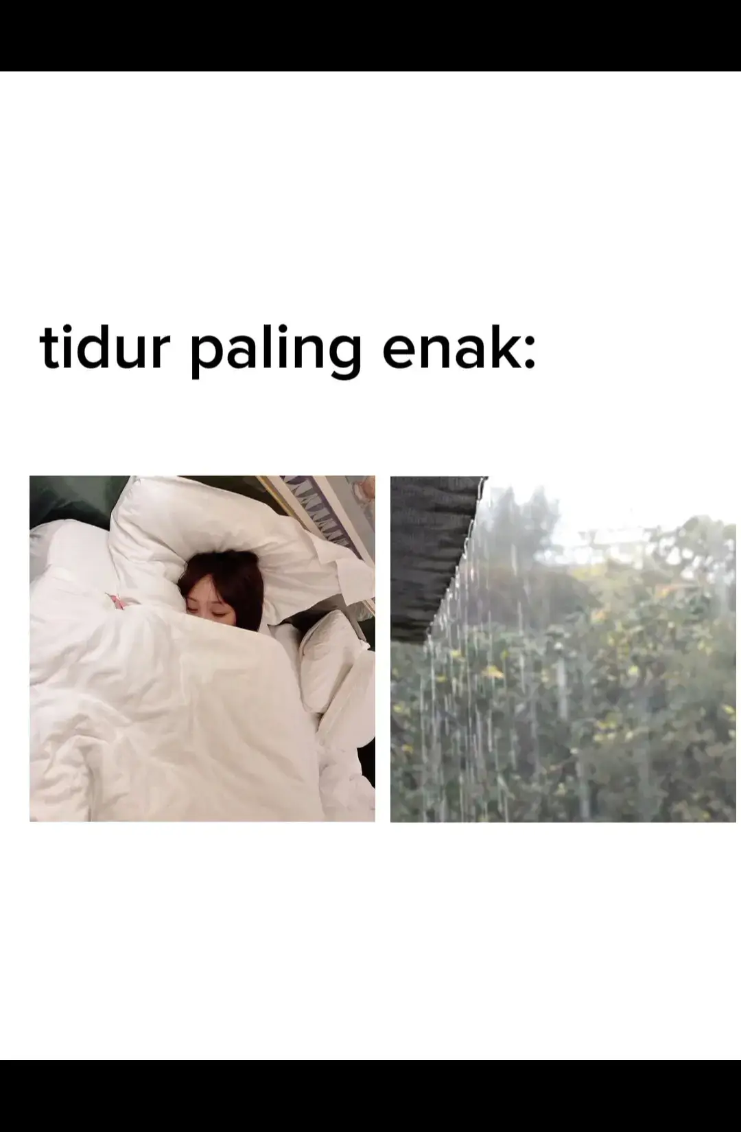 dinginnn bngett sumpahh😵‍💫👌#hujan #fyp #tidur