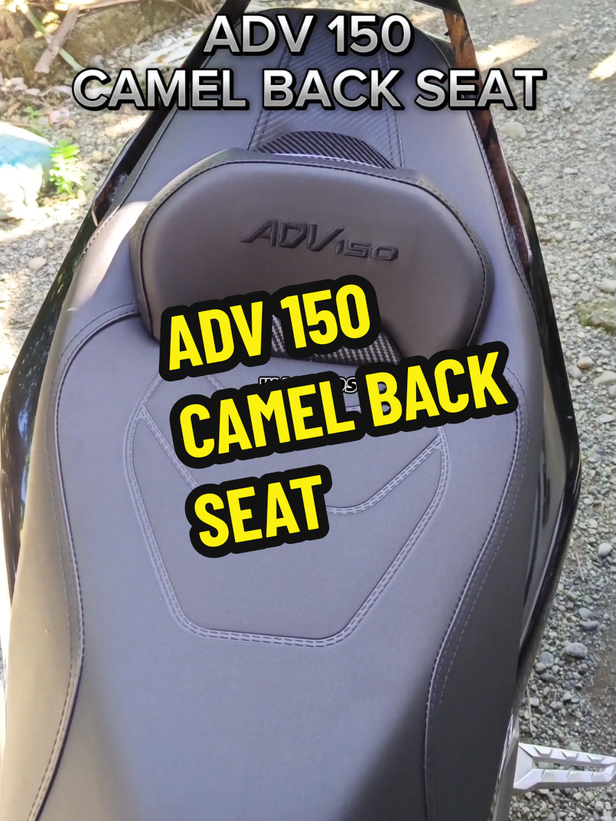 ADV 150 CAMEL BACK SEAT #adv150camelbackseat #camelbackseat #adv150 #hondaadv150 #advaccessories #hondaadvaccessories #motorcycleaccessories #honda #foryou #foryoupage #fyp #fypシ #trending #viral #1millionviews #warendsmotoshop 