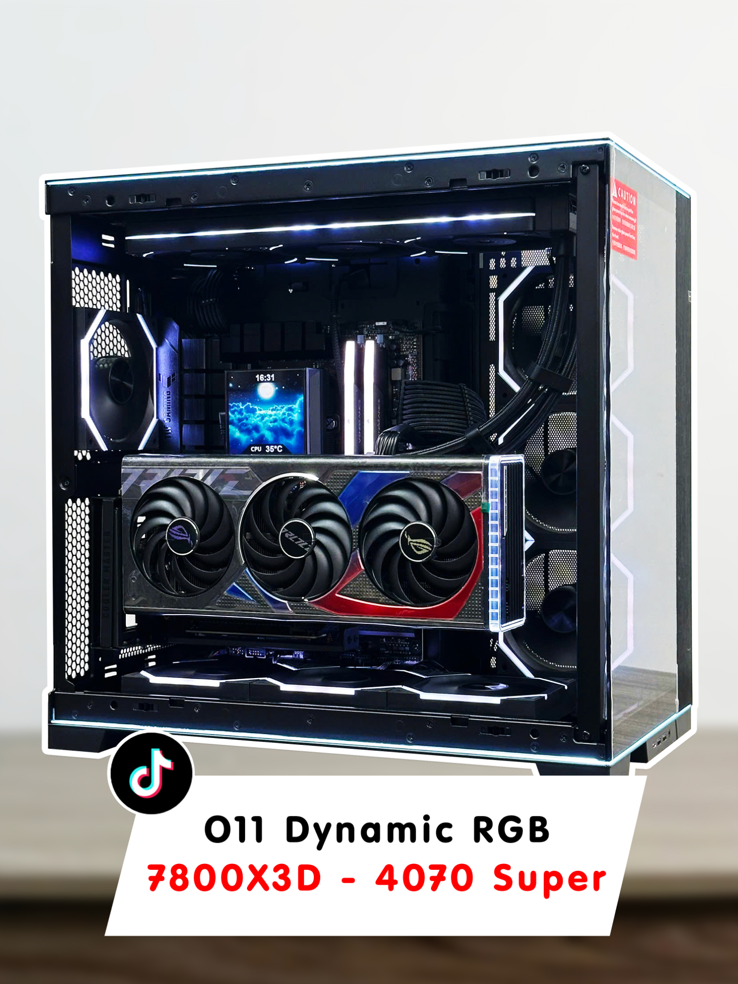 PC Gaming 7800X3D - RTX 4070 Super ROG - O11 Dynamic Evo RGB 53 🍠 #xuhuong #xuhuongtiktok #viral #PC #RGB #pcbeca #fyp #pcgaming #pcgiare #pcdohoa #hoangduongcomputer #o11dynamic #rogstrix #hypervision #hypervisionUB #4070super