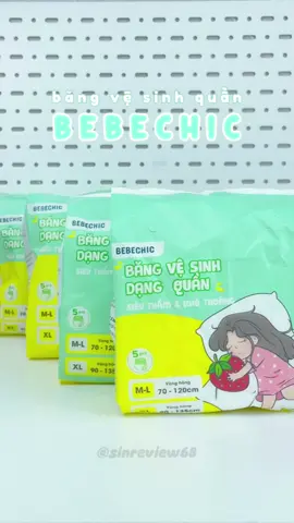 Chân ái cho những ngày dâu 🍓 là đây nè  #sinreview #review #bebechic #bangvesinhquan #xuhuong #viral #fyb 