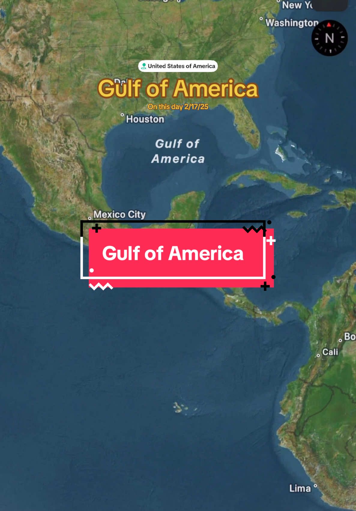 On this day, Gulf of America! #gulfofamerica #presidentsday #happypresidentsday 