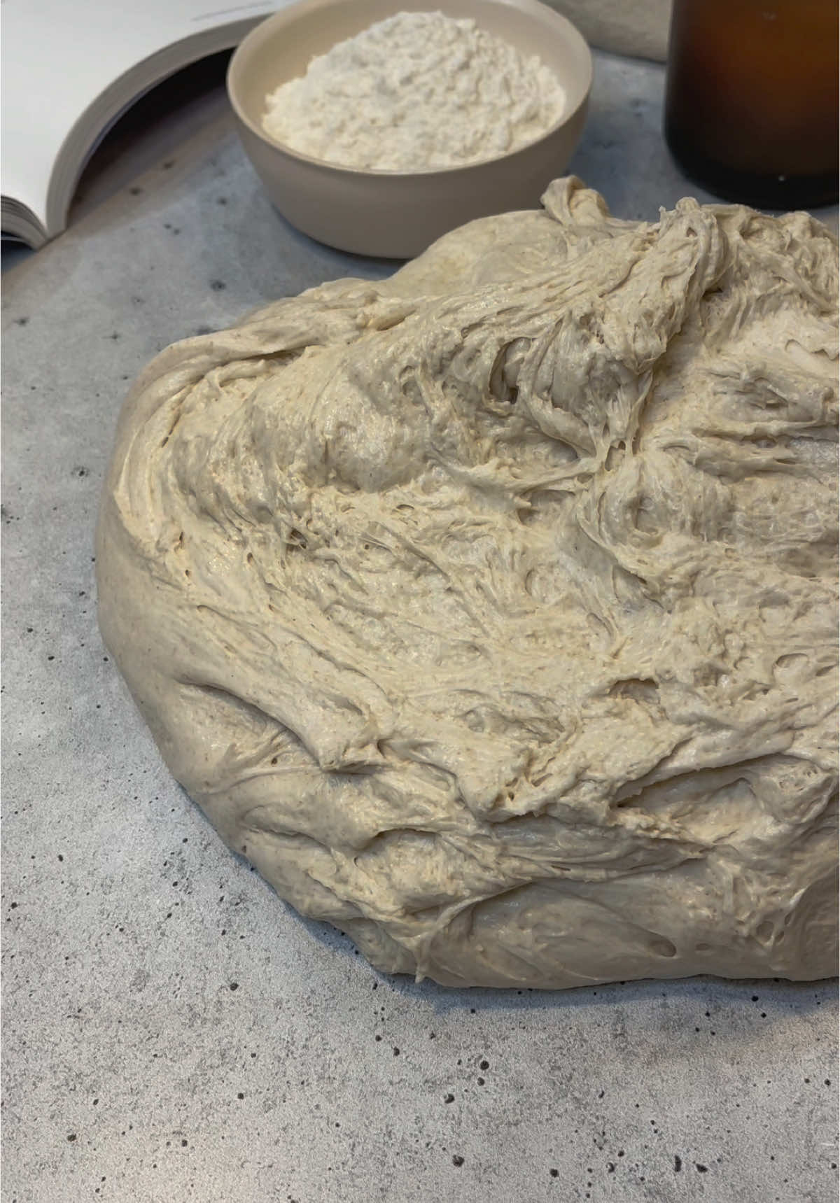 Let's make bread with this sourdough dough #dough #makingbread #sourdough #EasyRecipe #creatorsearchinsights #bakingathome   #CapCut 