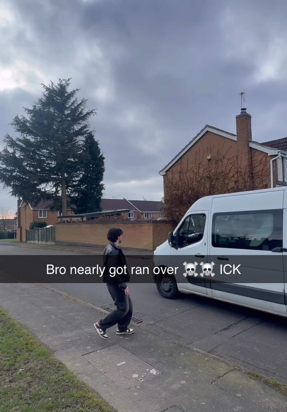 Nearly got taken out mid-promo ☠️☠️ Distant is out Friday.  #newmusicfriday #indieband #snapchat #theick 